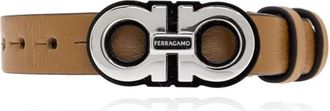 Ferragamo Leren armband - Heren - Armbanden - Bruin - ONE Size - Leer - Accessoires