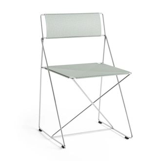 HAY X-Line Stuhl, Indoor, verchromt / pale linden