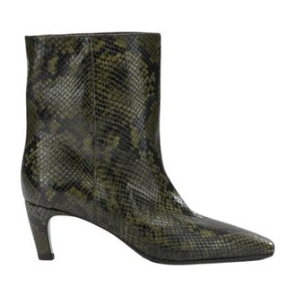 Strategia A6220 Tiber Enkellaars - Dames - Schoenen - Groen - Maat: 36 EU Leer