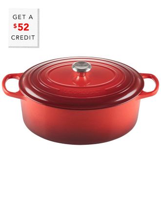 LE CREUSET 9.5Qt Dutch Oven With $52 Credit