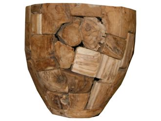 Schubiger M&ouml;bel Beistelltisch Beistelltisch Teakholz