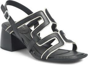B&oslash;rn Sofia Slingback Sandal in Black Leather at Nordstrom Rack, Size 10
