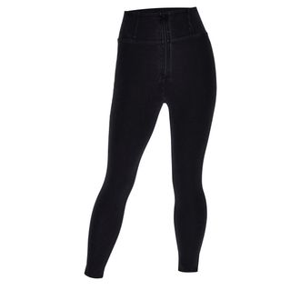 Freddy Leggings FREDDY Leggings WRUP4HC002NS, Damen, Gr. M, EURO, schwarz (schwarz jeans, schwarz seams), Obermaterial: 84% Baumwolle CO. 16% Elasthan EL., H