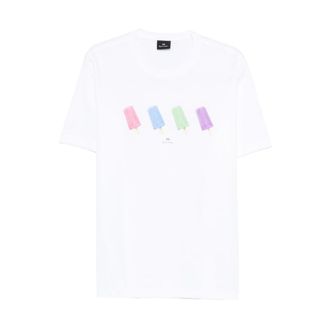 Paul Smith Hombre, Camisetas, Blanco, Talla: L