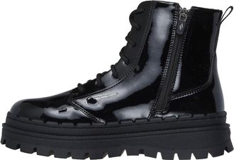 Skechers Womens Jammers-Cool Blocker Fashion Boot, Black/White, 4 UK