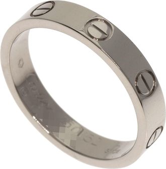 Cartier White Gold White Gold (18K) Band Ring (Pre-Owned)