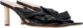 Jacquemus Womens Leather Bellagio Crossover Sandal (Authentic Pre-Loved)
