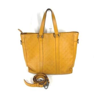 Louis Vuitton Pre-owned Vintage Damier Infini Shoulder Tote - Pre-owned - Mujer - Amarillo - ONE SIZE