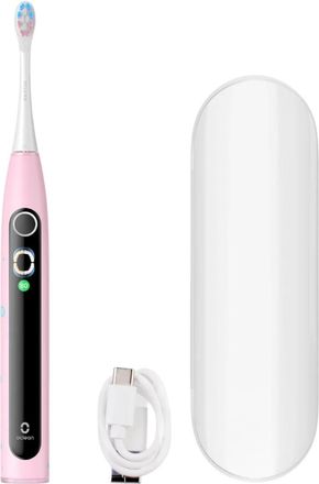 OEM Set De Cepillo De Dientes El&eacute;ctrico Oclean X Para Ni&ntilde;os, Color Rosa