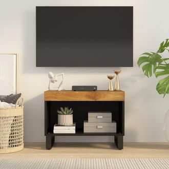 vidaXL Mueble De Tv Madera Maciza De Mango 60x33x43,5 Cm Vidaxl