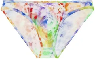 HOM WOH Sexy Fun Rainbow Micro Briefs in Multico Print at Nordstrom, Size Xx-Large
