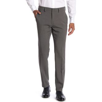 Kenneth Cole Reaction Tic Weave Slim Fit Dress Pant in Med Grey at Nordstrom Rack, Size 30 X 30