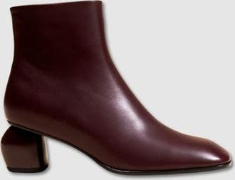 Mi-Mai Tadao Low Heel Ankle Boot in Burgundy at Nordstrom, Size 10