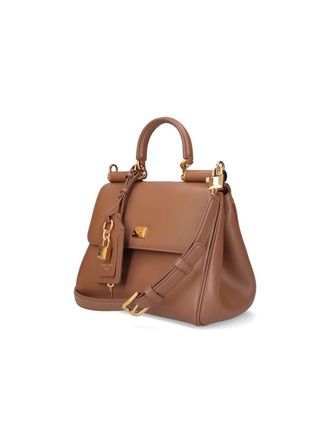 Dolce & Gabbana Womens Bags Brown Calf Leather