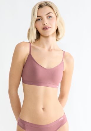 sloggi Schalen-BH SLOGGI FREE Evolve P, Damen, Gr. 2, N-Gr, date night pink, Single Jersey, Obermaterial: 46% Polyester, 45% Modal, 9% Elasthan, unifarben, B