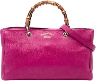 Gucci Pre-owned Bamboo Shopper - - Pre-owned - Donna - Rosa - ONE SIZE