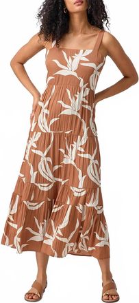 Sanctuary Watching Sunset Tiered Midi Dress In First Bloom