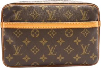 Louis Vuitton Pre-owned Clutches, male, Brown, Size: ONE SIZE Pre-owned Vintage Clutch bag