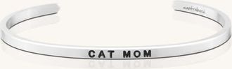 Mantra Cat Mom bracelet in Silver at Nordstrom
