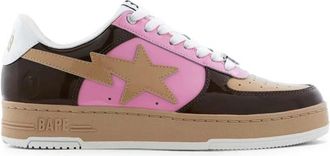A Bathing Ape Sta Leren Sneaker - Heren - Sneakers - Bruin - 41 1/2 EU - Leer - Schoenen