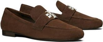 Tory Burch Eleanor Loafer in Dark Cocoa /Silver at Nordstrom, Size 5