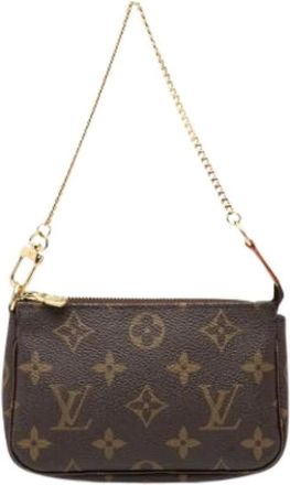 Louis Vuitton Pre-owned Mini Bags, female, Brown, Size: ONE SIZE Pre-owned Mini Pochette Accessoires