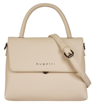 Bugatti Henkeltasche BUGATTI ALMATA, Damen, Gr. B/H/T: 23cm x 16cm x 8cm onesize, beige, Kunstfaser, clean, Taschen Henkeltasche