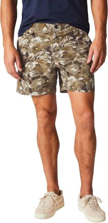 Billy Reid Camellia Moore Hybrid Swims Shorts In Olive