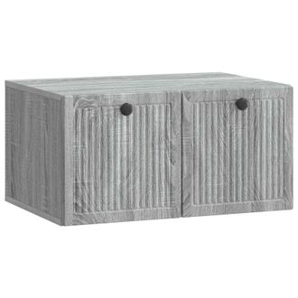 vidaXL Mueble Para Tv De Pared Gris Sonoma 59,5 X 41 X 30 Cm Vidaxl