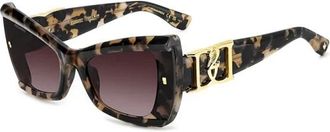 Dsquared2 Zonnebrillen - Dames - Zonnebrillen - Bruin - 63 MM - Accessoires