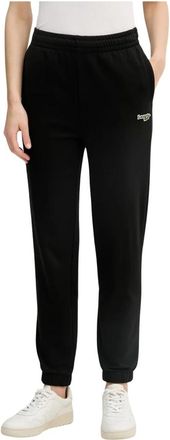 Lacoste Straight Fit Logo Trainingsbroeken - Dames - Sweatpants - Zwart - S - Katoen - Broeken