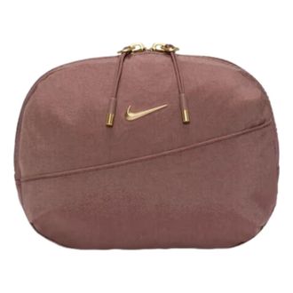 Nike Aura 2L Crossbody Bag Smokey Mauve Flat Gold Star HM6120-208