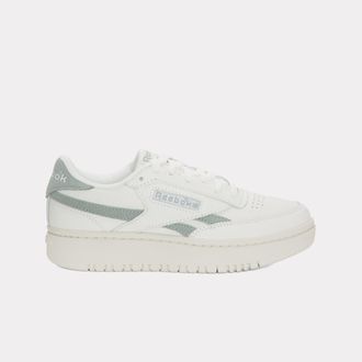 Reebok Womens Club C Double Revenge In Chalk/Lightfog/Pearlgrey M