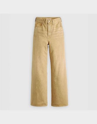 Levi's Womens Ribcge Wide lg - Tan - Size: 25 l32