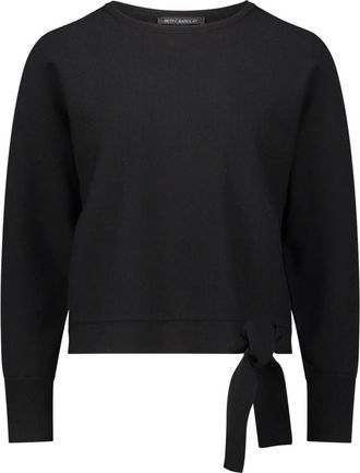 Betty Barclay Truien & Vesten, Dames, Zwart, L, Figuurflatteuze fijngebreide trui