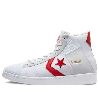 Converse Pro Leather High Summer Drip - White University Red 170900C
