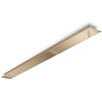 Ideal Lux Rosone Lineare All In Metallo Ottone 3 Luci