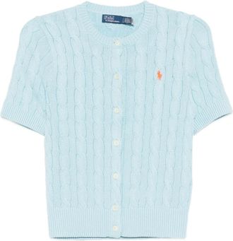 Polo Ralph Lauren Cardigan con ricamo - Blu