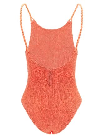 Hunza G Camille One-Piece Swimsuit - coral