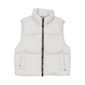 Canada Goose Fallon Puffer Vest - Dames - Jassen - Grijs - Maat: M Leer
