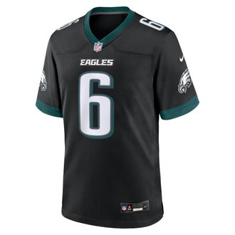Nike DeVonta Smith Philadelphia Eagles Nike Mens NFL Game Jersey in Black | 67NM0G5T86F-00S