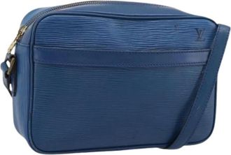 Louis Vuitton Pre-owned Trocadero 23 Schoudertas - Dames - Vintage Schoudertas - Blauw - ONE Size - Leer - Vintage