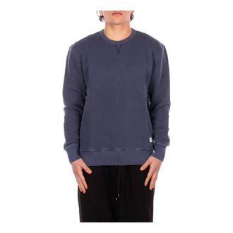 Fay Sweatshirts, male, Blue, Size: S Sweatshirt with logo detail
