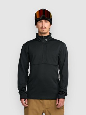 Volcom Gridlock Mock Neck Hoodie schwarz