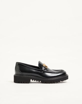 Valentino Garavani VLogo Signature Calfskin Loafer Wo