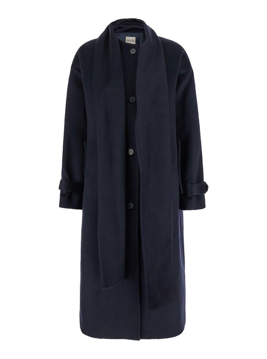 コート Max Mara ALBANIA1234 - Wool and cashmere long coat Max Mara ALBANIA1234 - WOOL AND CASHMERE LONG COAT - Coats