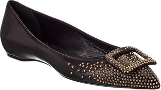 Roger Vivier Leather Ballet Flat