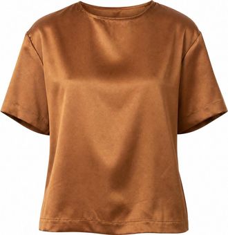 ALYSON EASTMAN Roxi Top in Copper at Nordstrom, Size Medium
