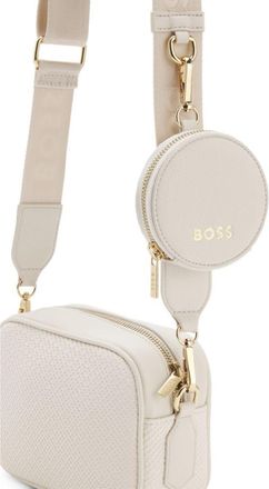 BOSS Kids monogram handbag with detachable coin purse