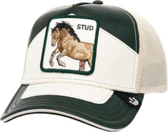 Goorin Brothers Baseball Leren Trucker Cap Farm Stud - Dames - Petten - Veelkleurig - ONE Size - Wol - Accessoires